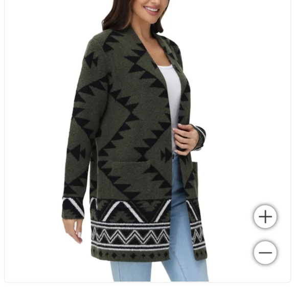 Frye Ladies' Patterned Cardigan Sweater, nwt - Picture 7 of 12